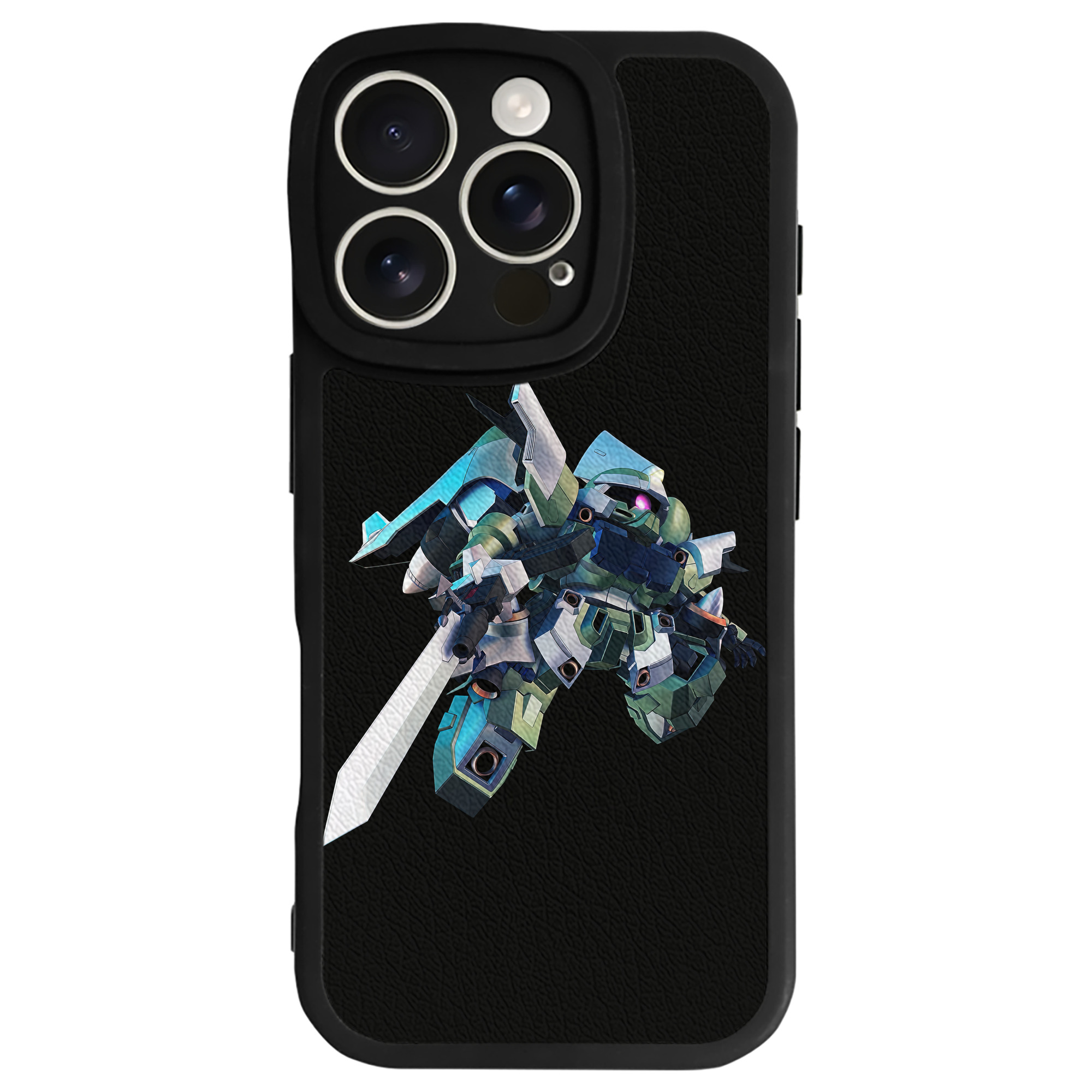 （画像用） 機動戦士ガンダム Mobile Suit Gundam 【iPhone 16シリーズ対応】シリコンスマホケース（レザー調） 材質：シリコン